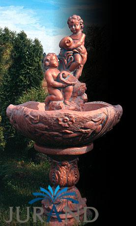 Fontanna z parą amorów